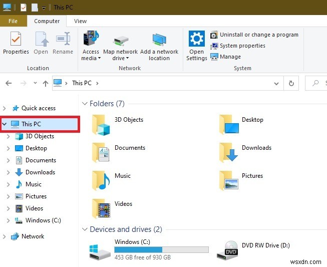 วิธีการแมปไดรฟ์ WebDAV ใน Windows