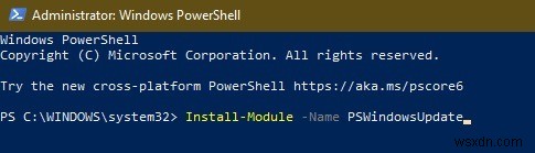 วิธีซ่อนการอัปเดตโดยใช้ PowerShell ใน Windows 10