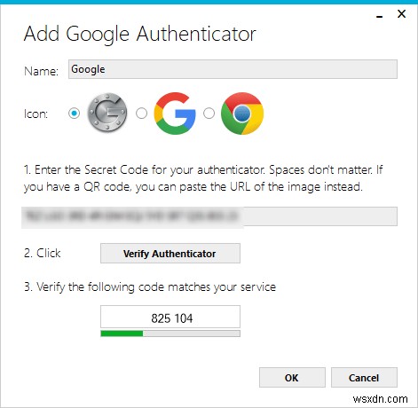 วิธีใช้ Google Authenticator บนพีซีที่ใช้ Windows
