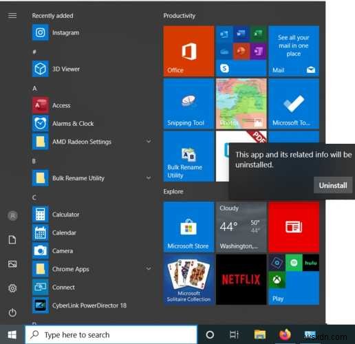 วิธีการลบ Bloatware ออกจาก Windows 10