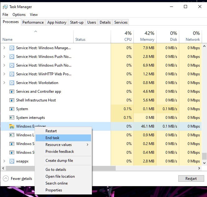 วิธีการแก้ไขข้อผิดพลาด  ไฟล์เปิดอยู่ในโปรแกรมอื่น  ใน Windows 10