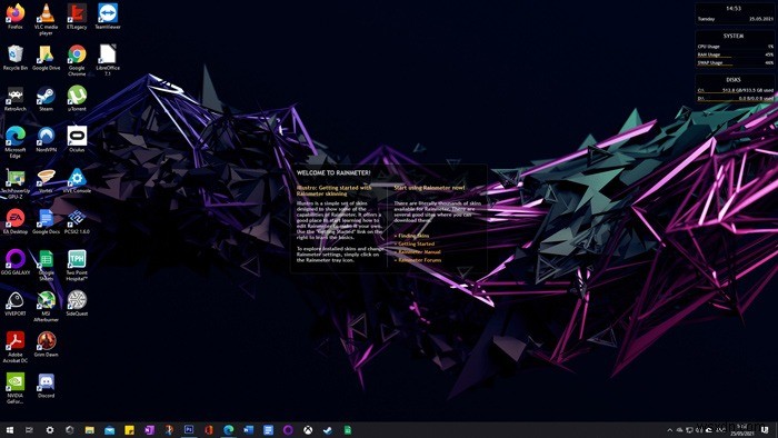 ปรับแต่งเดสก์ท็อป Windows 10 ของคุณด้วย Rainmeter