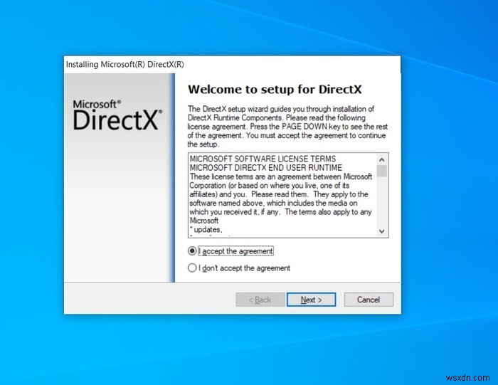 วิธีการติดตั้ง DirectX ใหม่ใน Windows