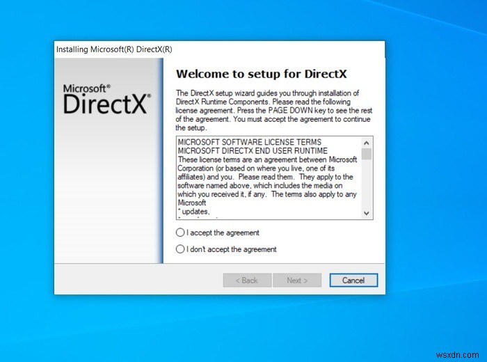 วิธีการติดตั้ง DirectX ใหม่ใน Windows