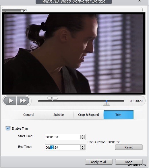 บีบอัดวิดีโอด้วย WinX HD Video Converter Deluxe (ลดสูงสุด 70%)