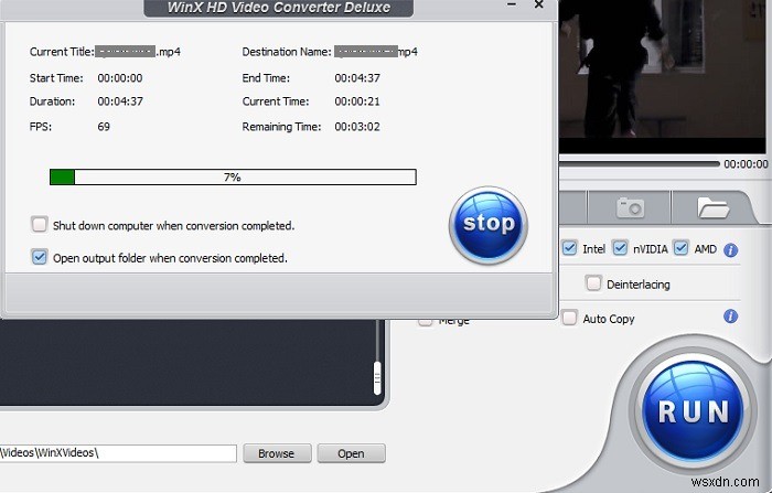 บีบอัดวิดีโอด้วย WinX HD Video Converter Deluxe (ลดสูงสุด 70%)