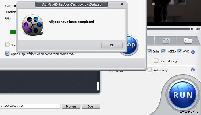 บีบอัดวิดีโอด้วย WinX HD Video Converter Deluxe (ลดสูงสุด 70%)