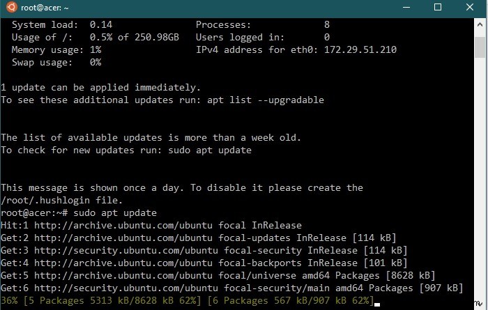 วิธีการติดตั้ง Linux บน Windows ด้วย WSL