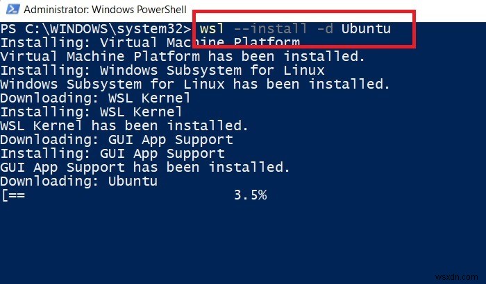 วิธีการติดตั้ง Linux บน Windows ด้วย WSL