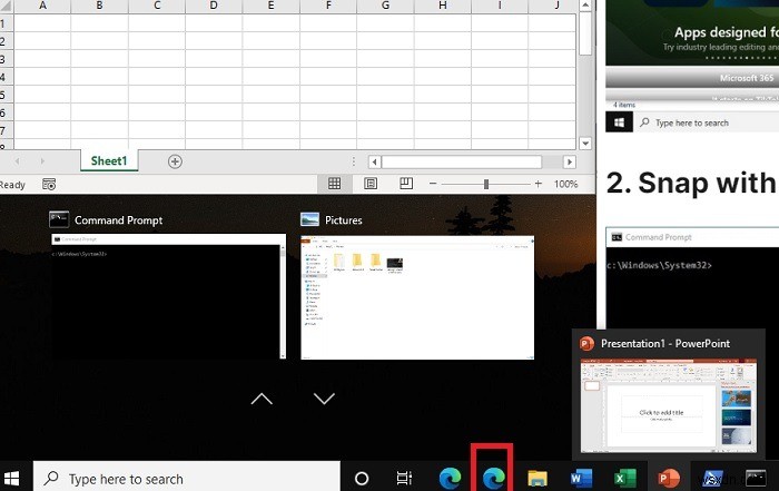 วิธีใช้ Snap Layouts ใน Windows