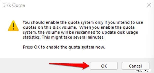 วิธีตั้งค่าโควต้าดิสก์สำหรับผู้ใช้ใน Windows 11