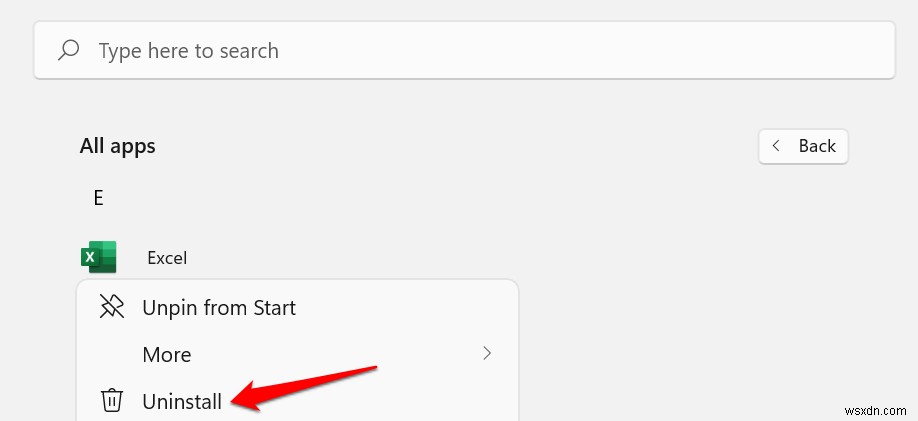 วิธีถอนการติดตั้งแอปใน Windows 11