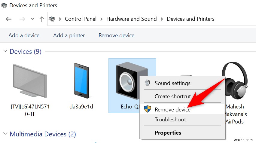 แก้ไข:ไม่สามารถลบอุปกรณ์บลูทูธใน Windows 10