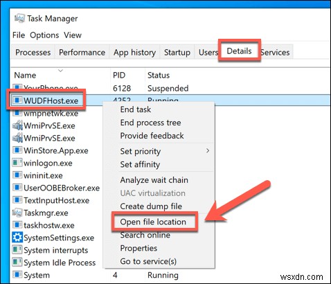 wudfhost.exe คืออะไรและปลอดภัยไหม