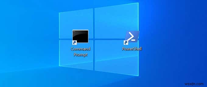 วิธีตั้งค่าพรอมต์คำสั่งและแป้นพิมพ์ PowerShell/ทางลัดบนเดสก์ท็อป