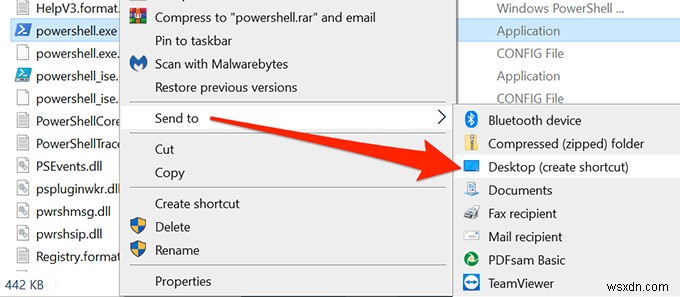 วิธีตั้งค่าพรอมต์คำสั่งและแป้นพิมพ์ PowerShell/ทางลัดบนเดสก์ท็อป