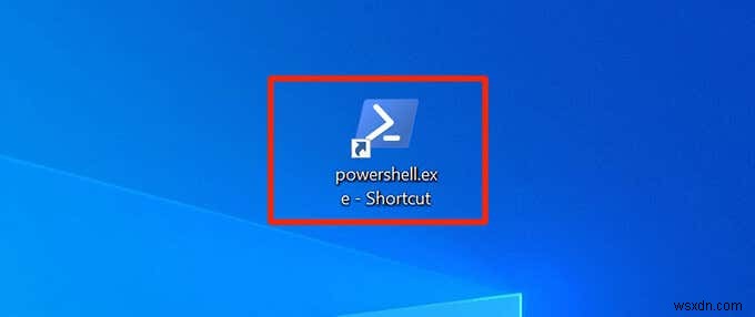 วิธีตั้งค่าพรอมต์คำสั่งและแป้นพิมพ์ PowerShell/ทางลัดบนเดสก์ท็อป