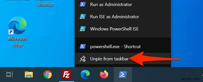 วิธีตั้งค่าพรอมต์คำสั่งและแป้นพิมพ์ PowerShell/ทางลัดบนเดสก์ท็อป