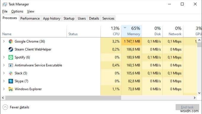 วิธีการแก้ไขข้อผิดพลาด “คอมพิวเตอร์ของคุณมีหน่วยความจำเหลือน้อย” ใน Windows 10