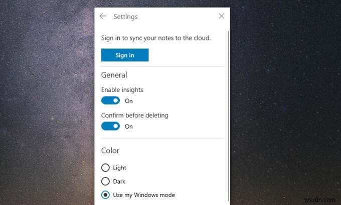บันทึกย่อใน Windows 10:การใช้อย่างถูกต้อง