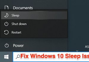 วิธีแก้ไขพีซีที่ใช้ Windows 10 ที่ไม่หลับ