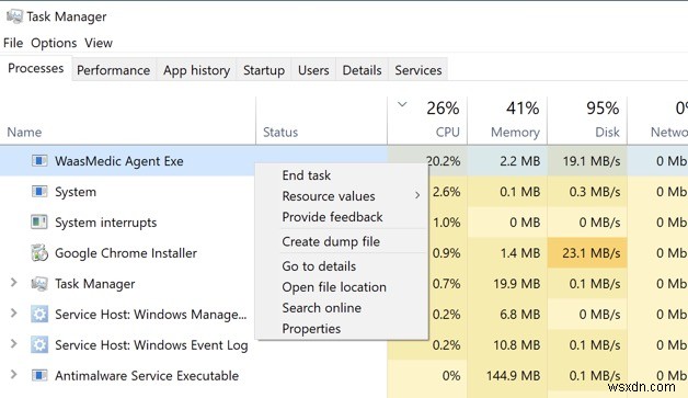 วิธีลดการใช้งาน CPU ใน Windows 10