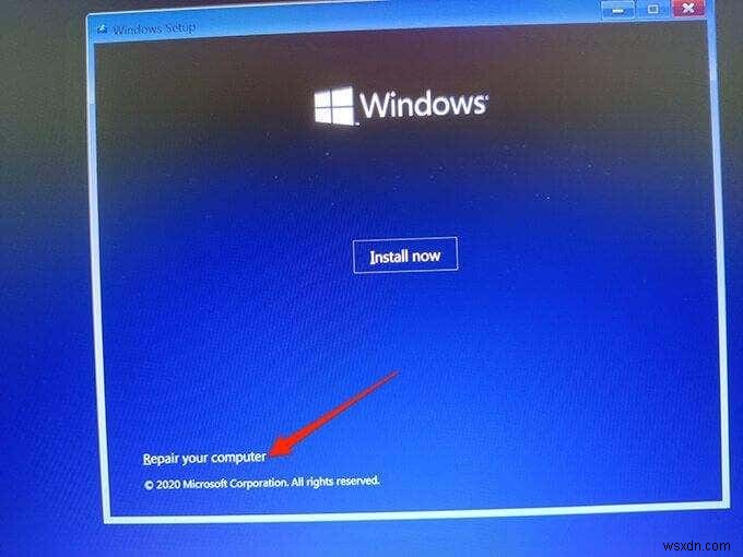 วิธีการแก้ไข Bootmgr หายไปใน Windows 10