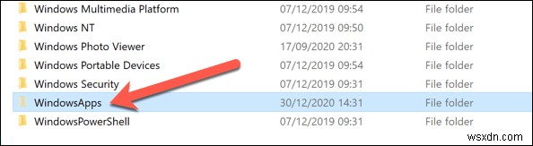 วิธีเข้าถึงโฟลเดอร์ Windowsapps ใน Windows 10