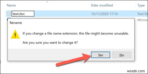 วิธีการเปลี่ยนประเภทไฟล์ใน Windows 10