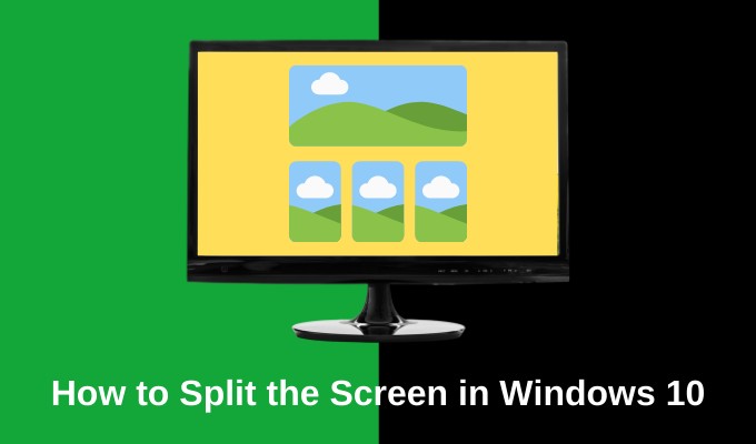 วิธีแยกหน้าจอใน Windows 10