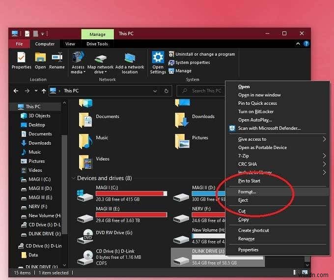 วิธีการฟอร์แมตการ์ด SD บน Windows 10