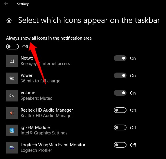 วิธีแก้ไข System Tray หรือไอคอนที่หายไปใน Windows 10