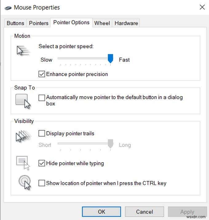วิธีการเปลี่ยนเคอร์เซอร์ใน Windows 10