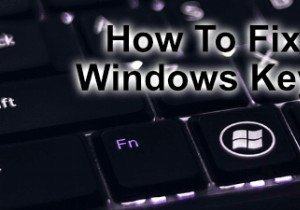 วิธีการแก้ไขคีย์คีย์บอร์ดของ Windows ที่ใช้งานไม่ได้
