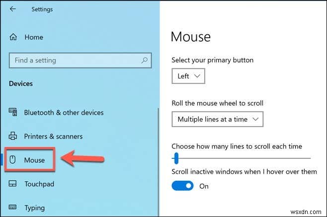 วิธีเปลี่ยนความเร็วเมาส์ใน Windows 10