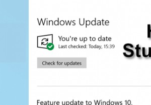 วิธีแก้ไขการอัปเดต Windows 10 ที่ค้างอยู่