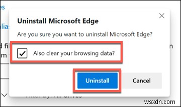 วิธีการลบ Microsoft Edge ออกจาก Windows 10