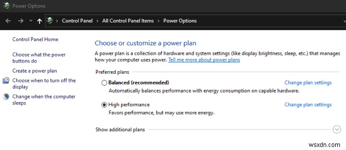 วิธีการเพิ่มประสิทธิภาพ Windows 10 สำหรับการเล่นเกม