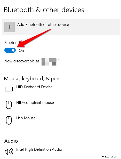 วิธีการเปิดบลูทูธใน Windows 10