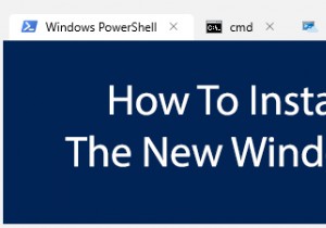 วิธีการติดตั้งและใช้งานเทอร์มินัล Windows 10 ใหม่