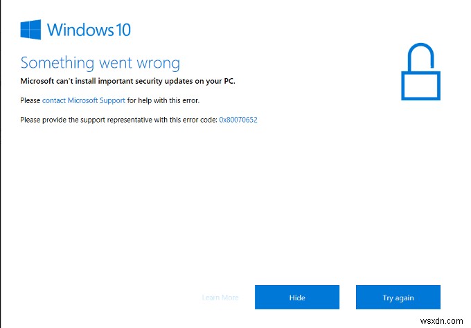 ข้อความแสดงข้อผิดพลาดที่พบบ่อยที่สุดของ Windows 10 และวิธีแก้ไข