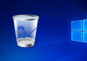 เปลี่ยนการตั้งค่าถังรีไซเคิลใน Windows 10 