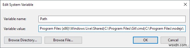 วิธีเพิ่มลงใน Windows PATH Environment Variable 