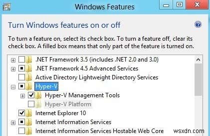 เปิดใช้งาน Windows 10 Hyper-V 