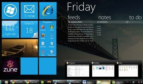 10 อันดับความแตกต่างระหว่าง Windows 7 และ Windows 8/10 