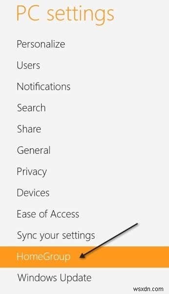 เข้าร่วม Windows 7 HomeGroup จาก Windows 8 