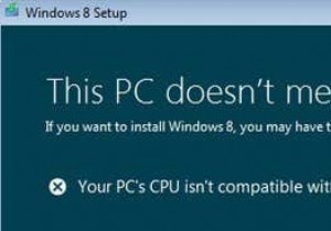แก้ไข “CPU ของพีซีของคุณเข้ากันไม่ได้กับ Windows 8/10” Error 