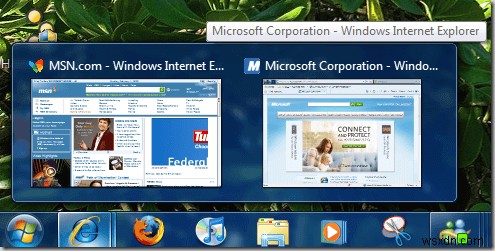 แถบงาน Windows 7 ไม่แสดงตัวอย่างขนาดย่อ? 