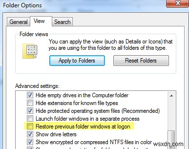 แก้ไขการเปิดหน้าต่าง Windows Explorer เมื่อเริ่มต้น 