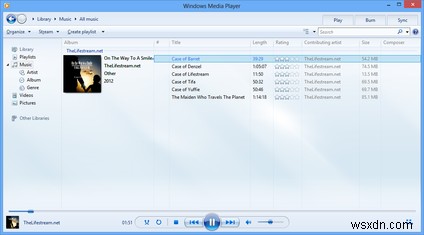 ถอนการติดตั้ง Windows Media Player ออกจาก Windows 7 